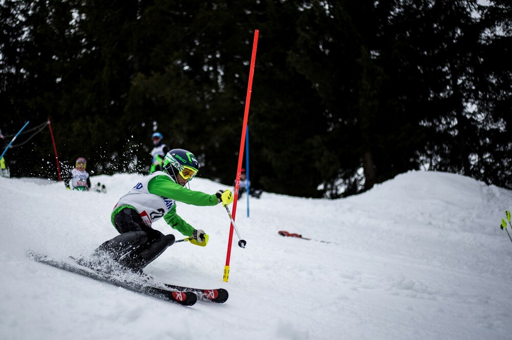 Preparing for a Ski Race.